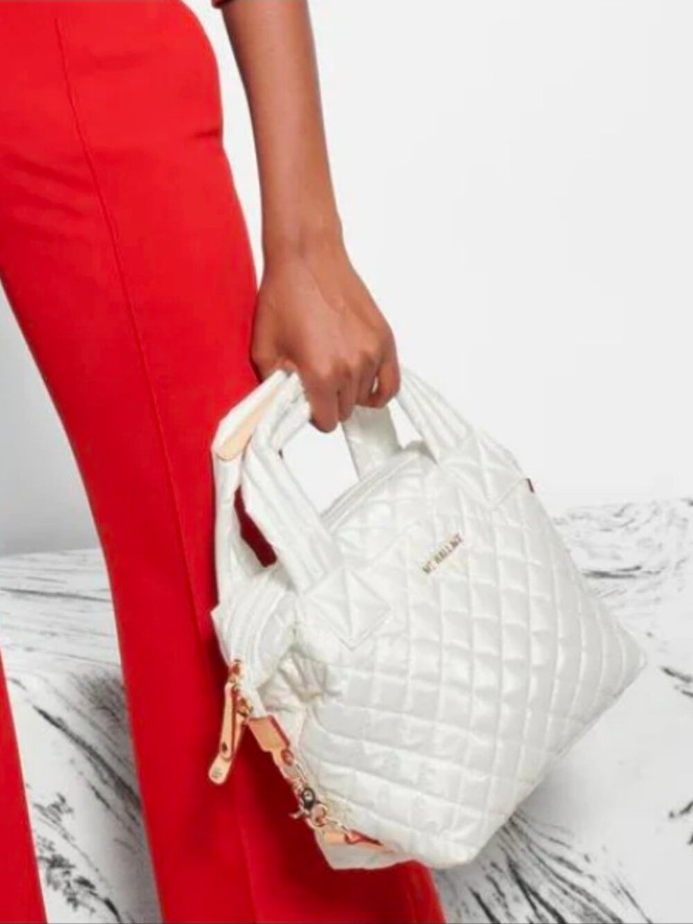 MZ Wallace Small Sutton White Pearl BNWT - Picture 2 of 13
